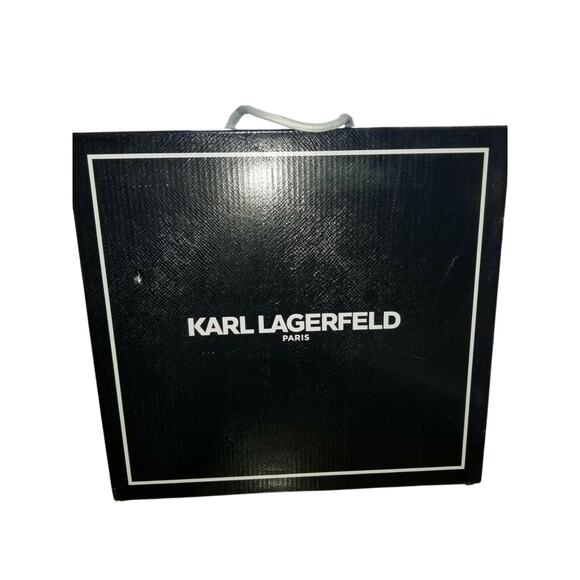 KARL LAGERFELD PARIS Palmer Combat Boots NEW  with box  Size 7.5 - Picture 3 of 7